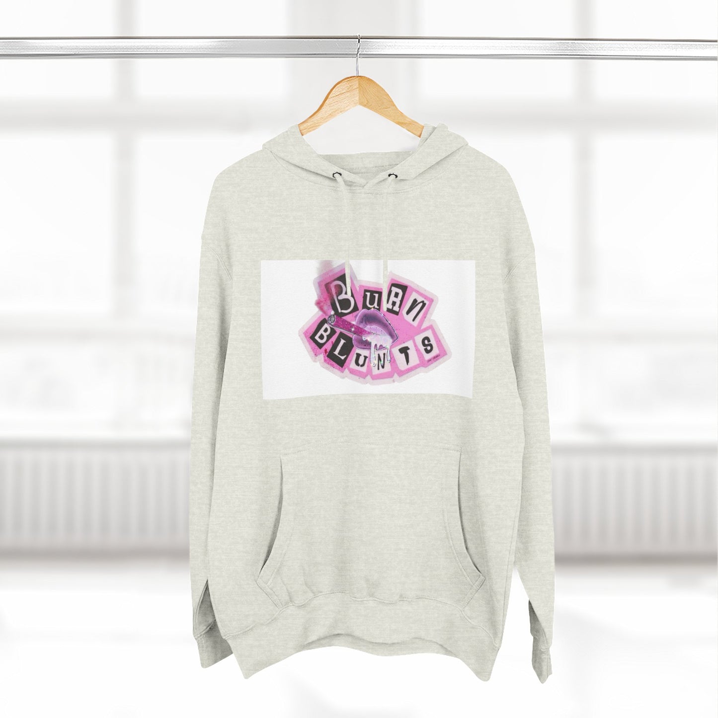 Three-Panel Fleece Hoodie