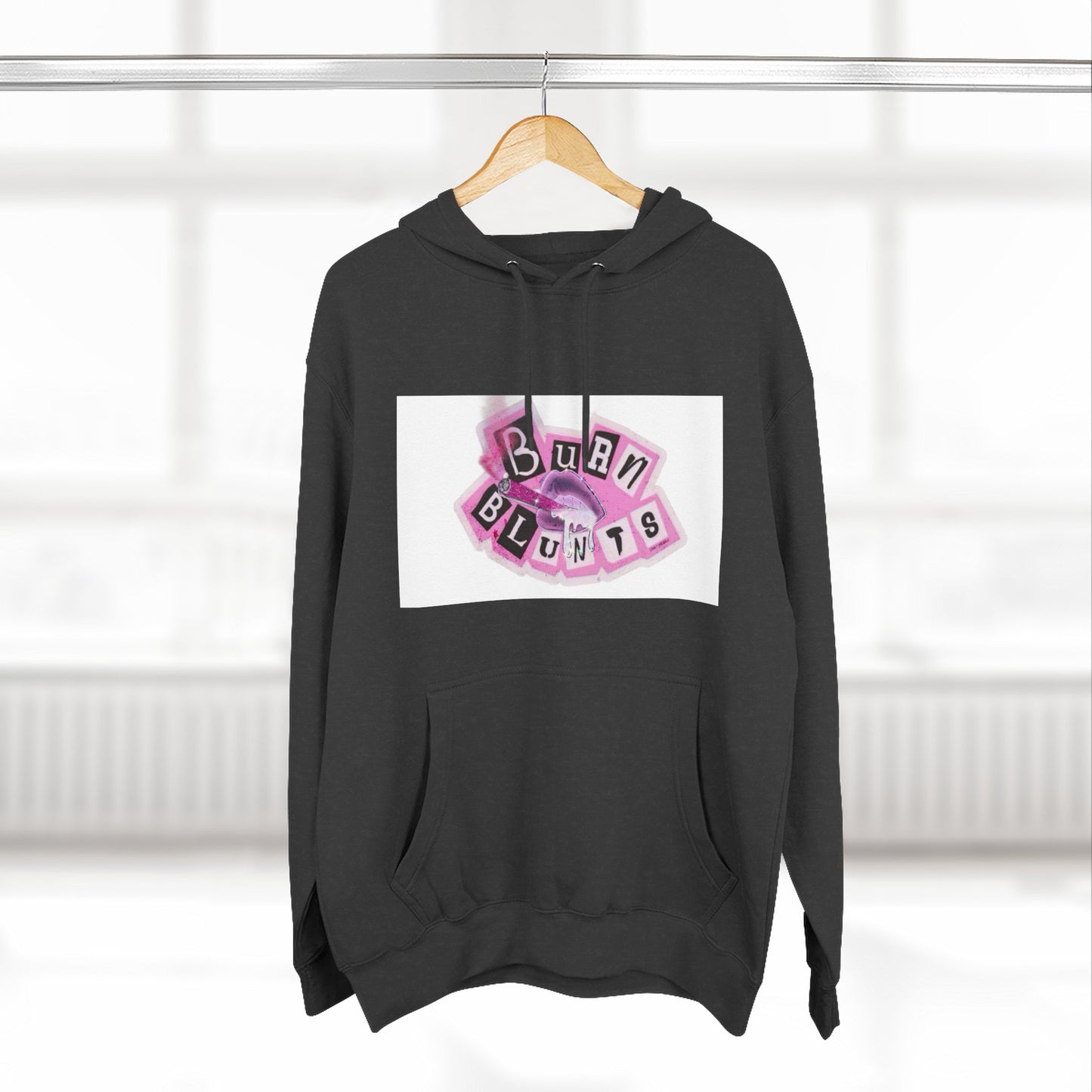 Three-Panel Fleece Hoodie