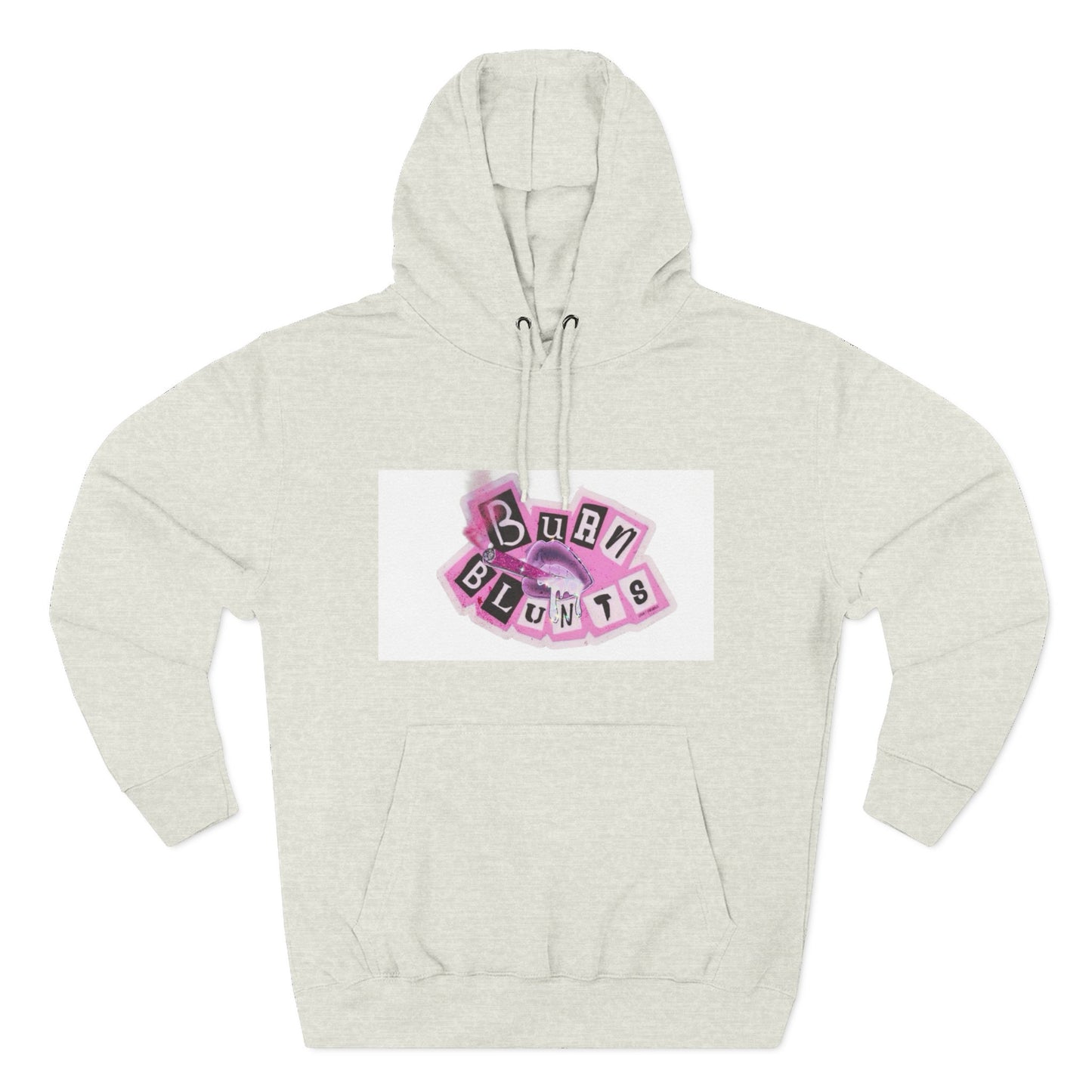 Three-Panel Fleece Hoodie