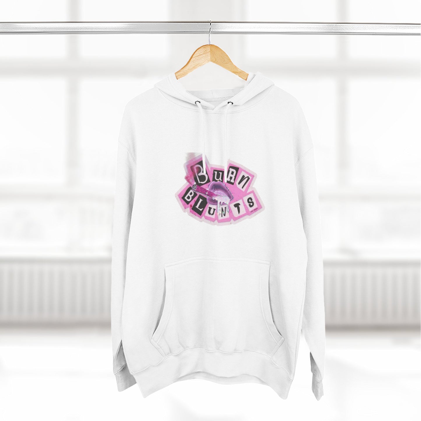 Three-Panel Fleece Hoodie