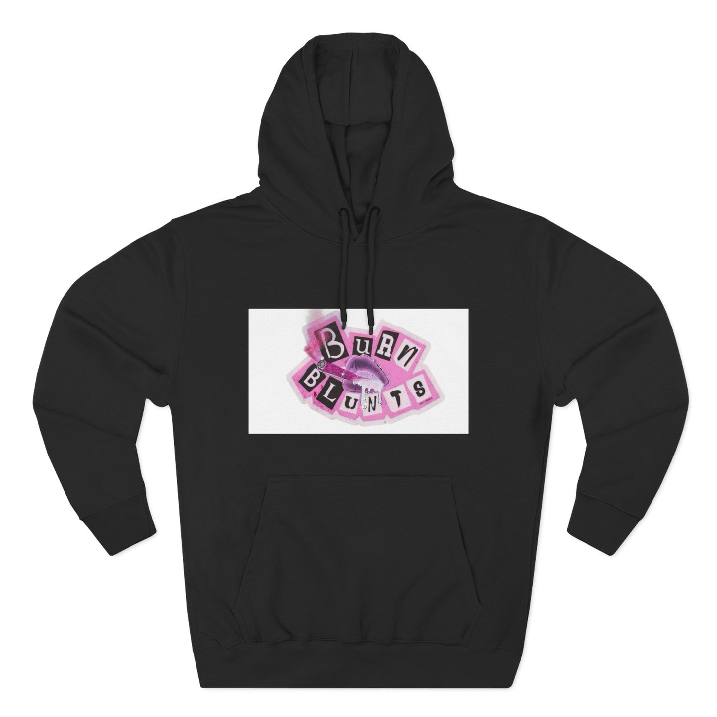 Three-Panel Fleece Hoodie
