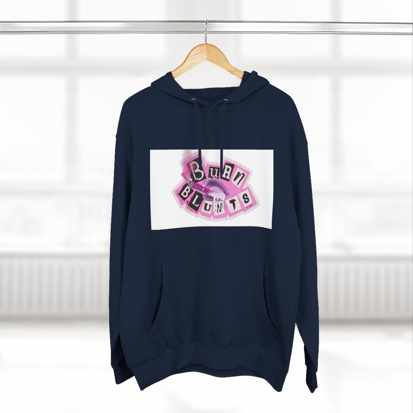 Three-Panel Fleece Hoodie