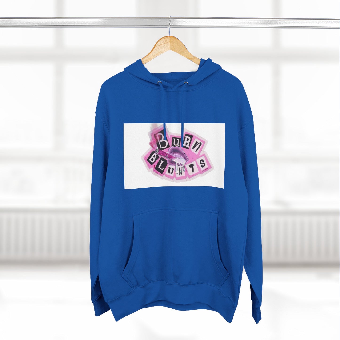 Three-Panel Fleece Hoodie