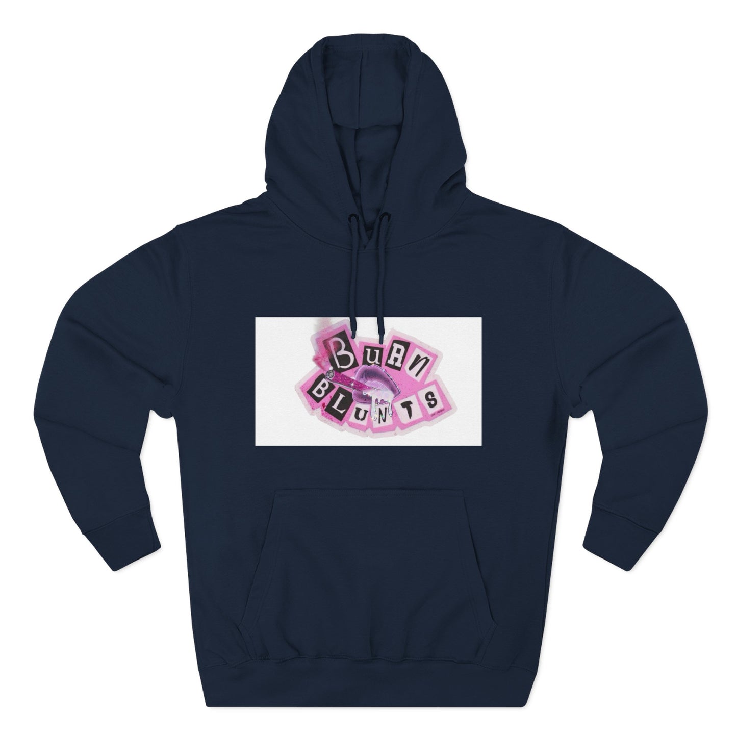 Three-Panel Fleece Hoodie