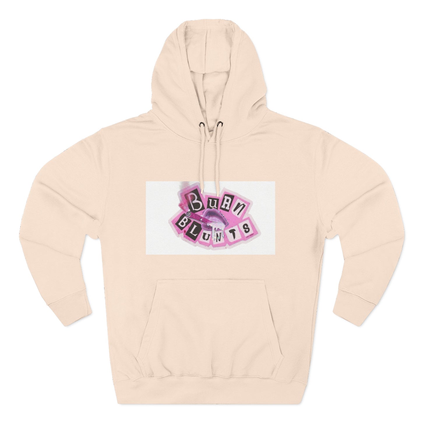 Three-Panel Fleece Hoodie